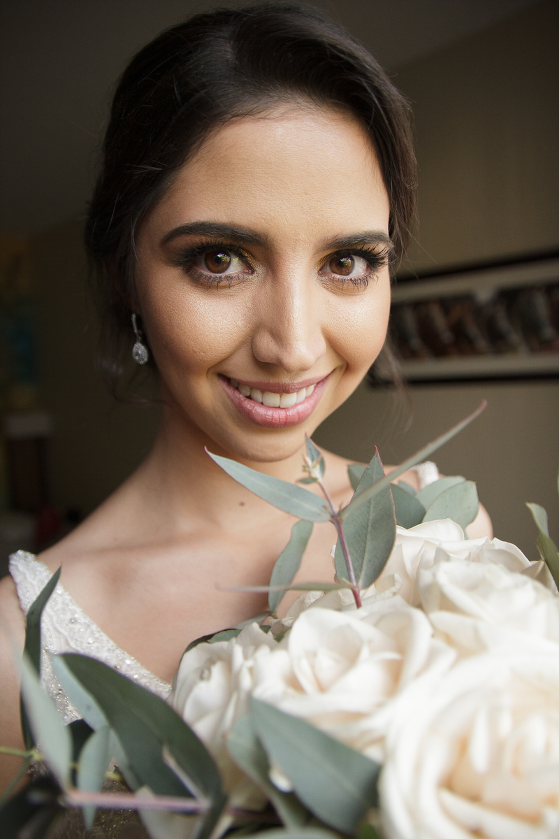 Retrato editorial de novia